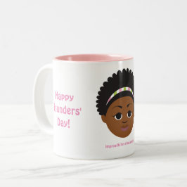 Caneca De Café Em Dois Tons #Proud2BNaturalMe Oferta de Soridade #FundadoresDi