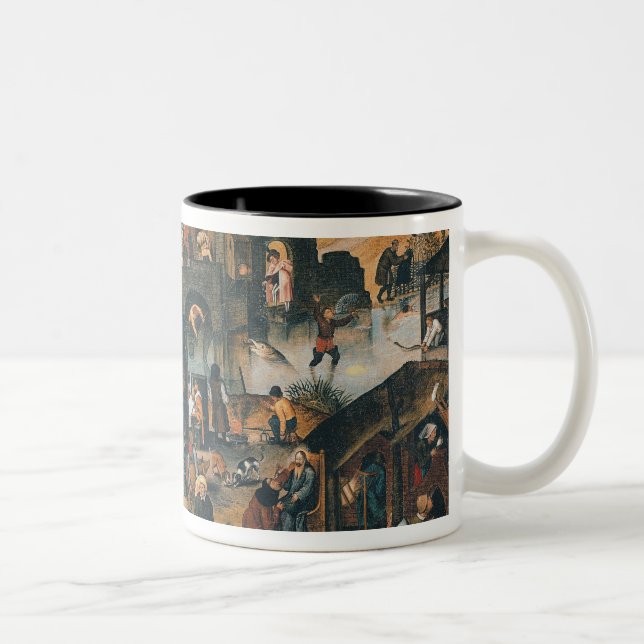 Caneca De Café Em Dois Tons Provérbio flamengos (Direita)