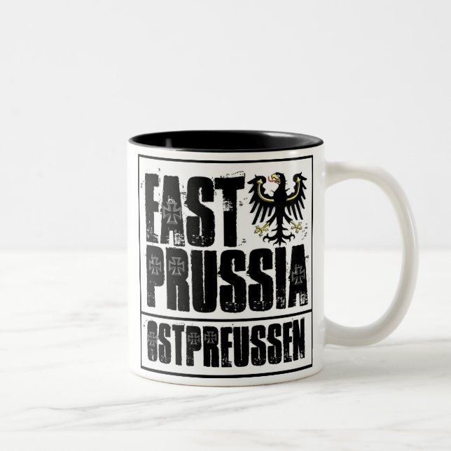 Caneca De Café Em Dois Tons Prússia do leste (Direita)