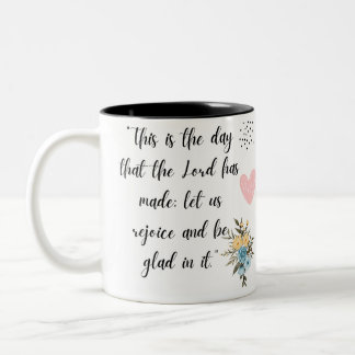 CANECA DE CAFÉ EM DOIS TONS PSALMS 118:24