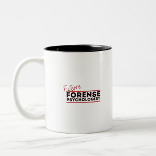 Caneca De Café Em Dois Tons Psicólogo Futuro das Formas