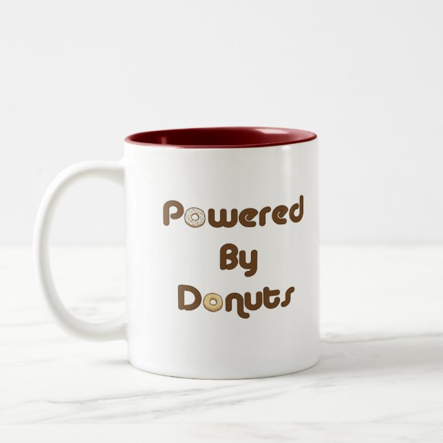 Caneca De Café Em Dois Tons Psto por rosquinhas (Esquerda)
