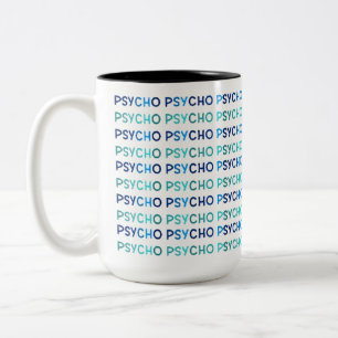 Caneca De Café Em Dois Tons PSYCHO, Mug
