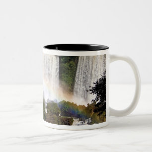 Caneca De Café Em Dois Tons Puerto Iguazu, Argentina. O impressionante