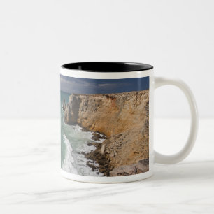 Caneca De Café Em Dois Tons Puerto Rico, Costa Oeste, Cabo Rojo, litoral 2