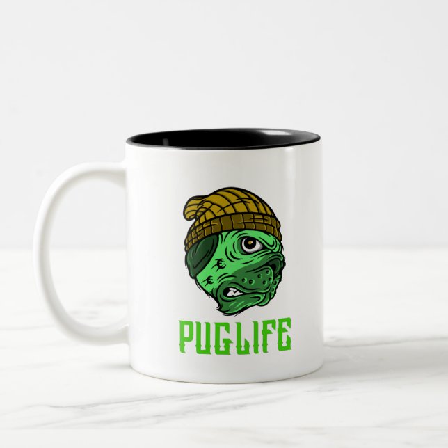 Caneca De Café Em Dois Tons Puglife-Halloween (Esquerda)