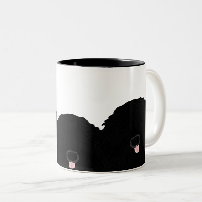 Caneca De Café Em Dois Tons Puli Mug (Frente Esquerda)