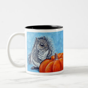 Caneca De Café Em Dois Tons Pumpkin de Esquilo