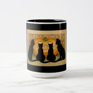 Caneca De Café Em Dois Tons Pumpkin de Eve-Alva e Cata-Negra