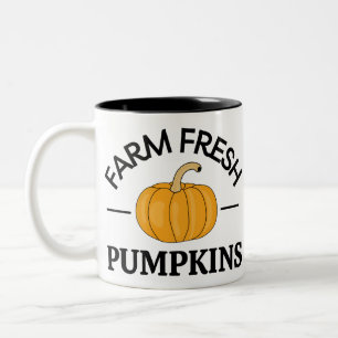 Caneca De Café Em Dois Tons Pumpkin outono