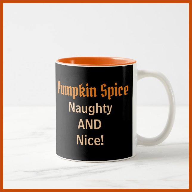Caneca De Café Em Dois Tons Pumpkin Spice Mug (Criador carregado)
