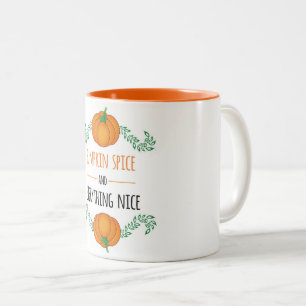 Caneca De Café Em Dois Tons Pumpkin Spice Mug