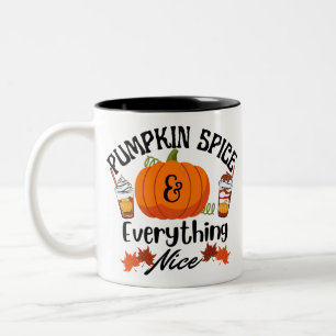 Caneca De Café Em Dois Tons Pumpkin Spice Tudo Legal