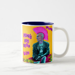 Caneca De Café Em Dois Tons Punk Inglaterra 1977