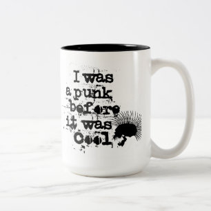 Caneca De Café Em Dois Tons punk mug