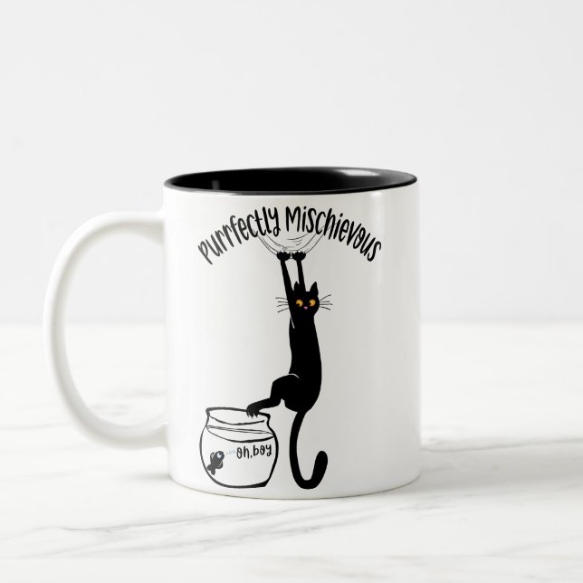 Caneca De Café Em Dois Tons Puramente Misquiívora (Esquerda)