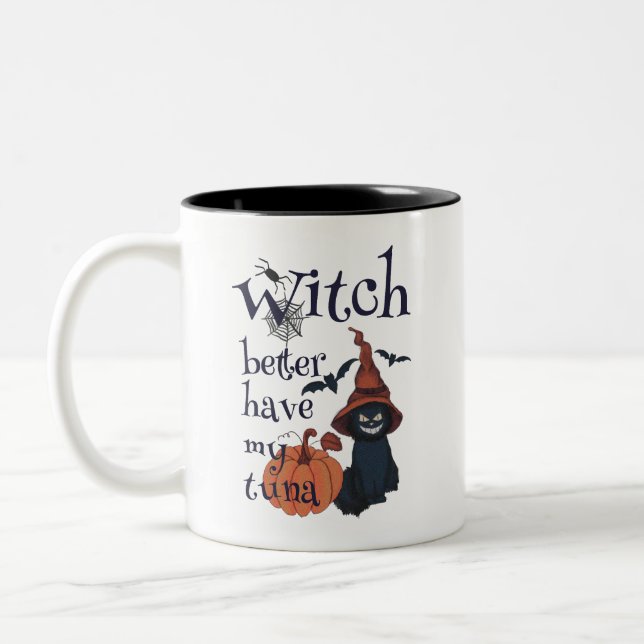 Caneca De Café Em Dois Tons Puramente Spooky (Esquerda)