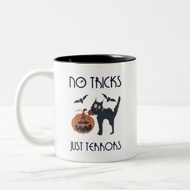 Caneca De Café Em Dois Tons Puramente Spooky (Esquerda)
