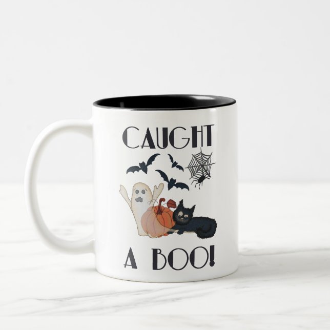 Caneca De Café Em Dois Tons Puramente Spooky (Esquerda)