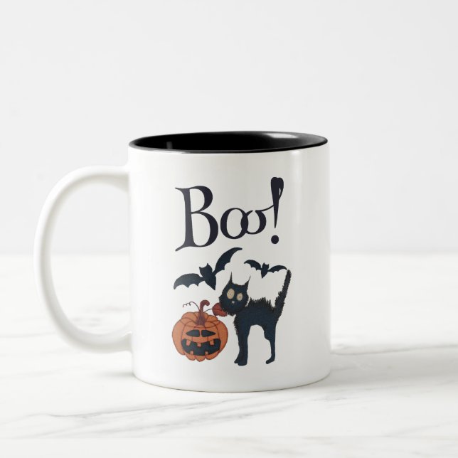 Caneca De Café Em Dois Tons Puramente Spooky (Esquerda)