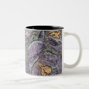 Caneca De Café Em Dois Tons Púrpura Crocus Mug