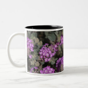 Caneca De Café Em Dois Tons Púrpura Verbena Coachella Valley - Preservação da