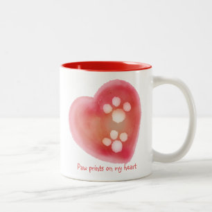 Caneca De Café Em Dois Tons Pw Imprime Em Meu Coração