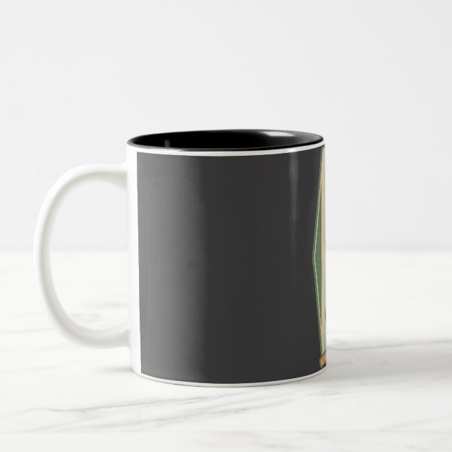 Caneca De Café Em Dois Tons Q'enco � Cusco, Peru (Esquerda)