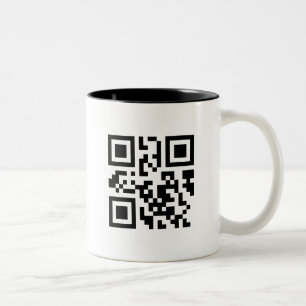 Caneca De Café Em Dois Tons QRMug