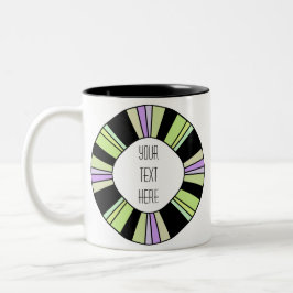 Caneca De Café Em Dois Tons Quadro Artístico Crie Sua Própria Toca De Café De 