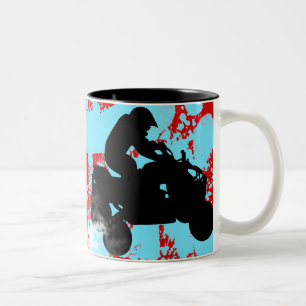 Caneca De Café Em Dois Tons quads.