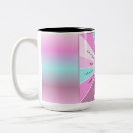 Caneca De Café Em Dois Tons Qualidades da Copa do Café de Deus Jeová