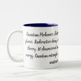 Caneca De Café Em Dois Tons Quantum Physics Mug