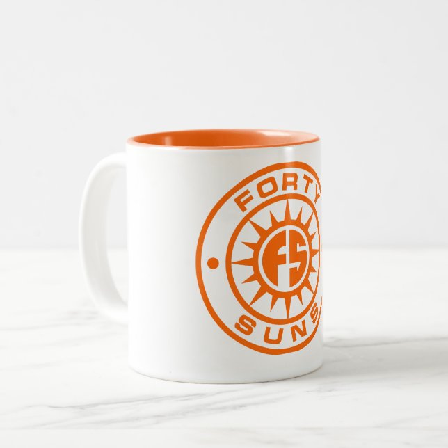 Caneca De Café Em Dois Tons Quarenta Sois Mug (Frente Esquerda)