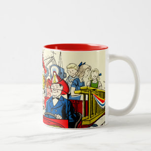 Caneca De Café Em Dois Tons Quarto da parada de julho