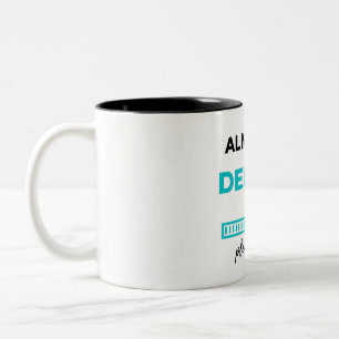 Caneca De Café Em Dois Tons Quase Um Dentista 2