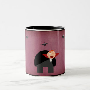 Caneca De Café Em Dois Tons Quasimodo como vampiro
