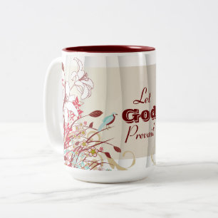 Caneca De Café Em Dois Tons Que Deus Prevaleça, Cota da Conferência Russell M