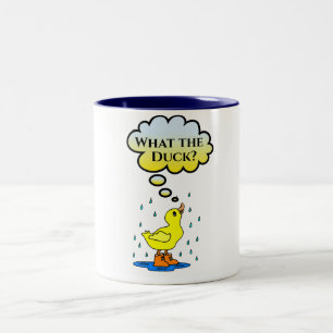 Caneca De Café Em Dois Tons Que Duck? Coffee Mug
