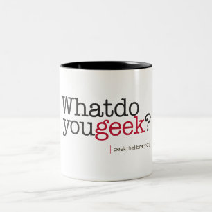 Caneca De Café Em Dois Tons Que fazem você geek?