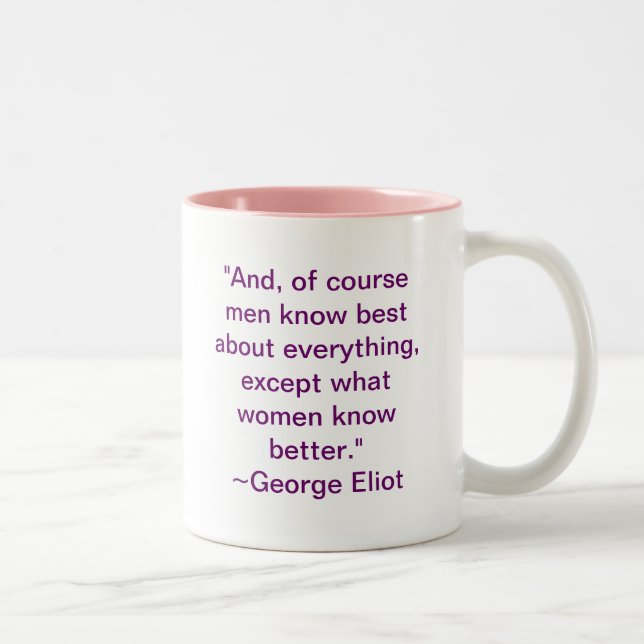 Caneca De Café Em Dois Tons Que mulheres sabem melhor (Direita)