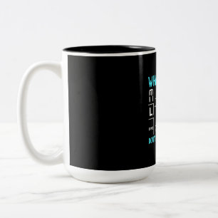 Caneca De Café Em Dois Tons Que Parte Do Fotógrafo