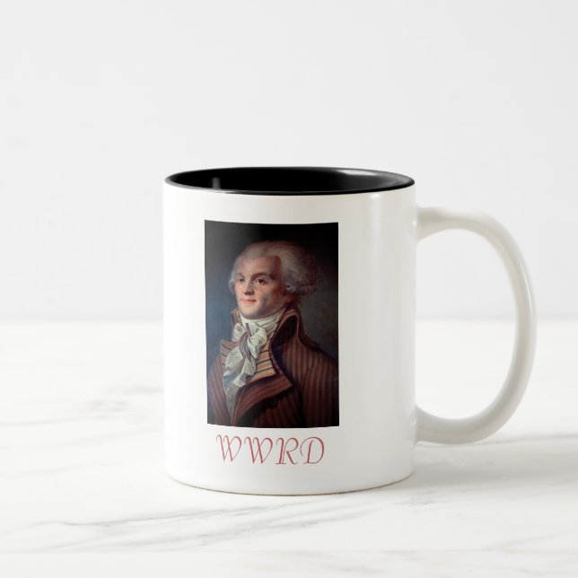 Caneca De Café Em Dois Tons Que Robespierre faria? (Direita)
