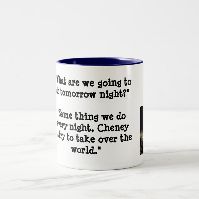 Caneca De Café Em Dois Tons Que você quer fazer amanhã? (Centro)