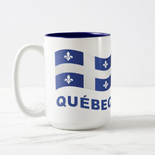 Caneca De Café Em Dois Tons Québec