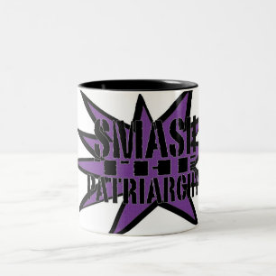 Caneca De Café Em Dois Tons Quebra o patriarcado