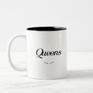 Caneca De Café Em Dois Tons Queens NY