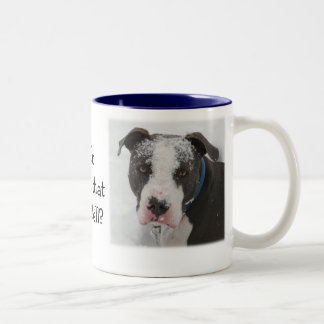 Caneca De Café Em Dois Tons Quem jogou esse snowball