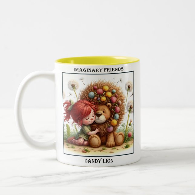 Caneca De Café Em Dois Tons Querido Dandelion (Esquerda)