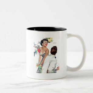 Caneca De Café Em Dois Tons Quero um Homem 2